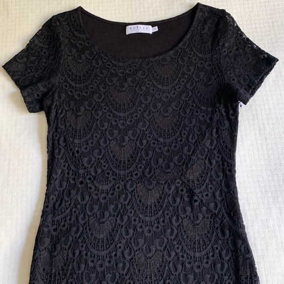 Velvet by Graham & Spencer Dresses & Skirts - NWT Velvet by G&S black lace dress